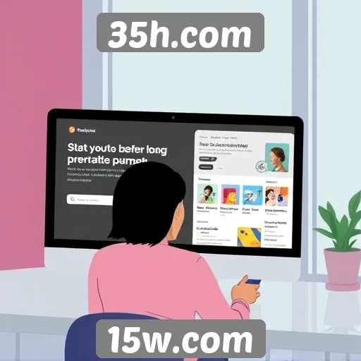 Navegação e interface do usuário em 35h.com